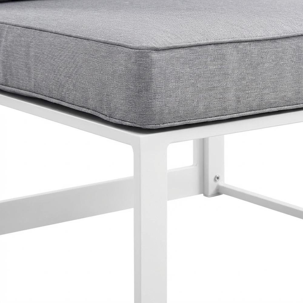 Outdoor Patio Chair With Back Cushion And Sturdy Frame