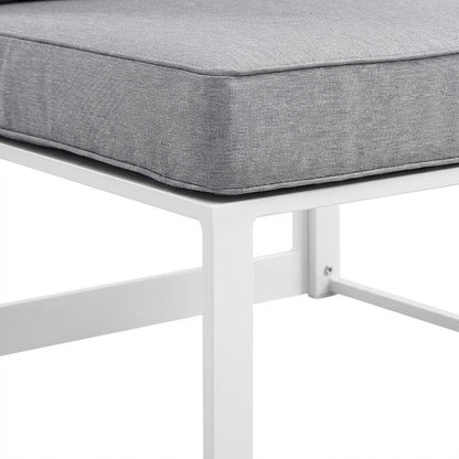 Outdoor Patio Chair With Back Cushion And Sturdy Frame