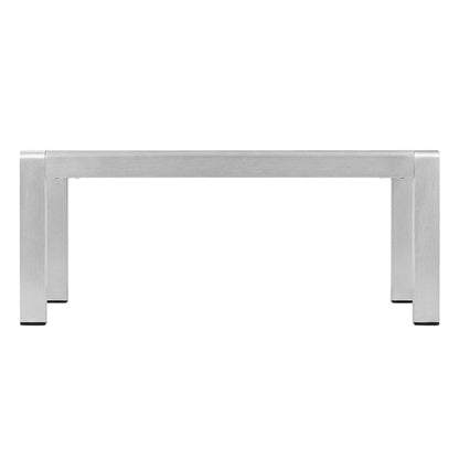 Aluminum Outdoor Coffee Table With Modern Design And Sturdy Base