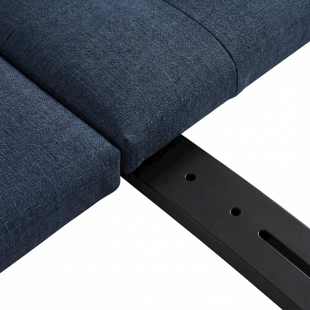 Upholstered Twin Fabric Headboard with Soft Padding and Classic Design