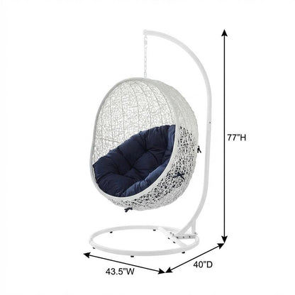 Outdoor Patio Chair With Stand In Stylish Design For Outdoor Lounging