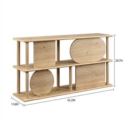 55-Inch Console Table in Elegant Finish with Sturdy Construction