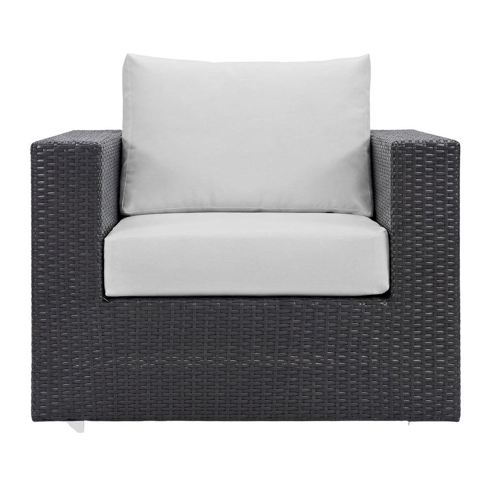 Outdoor Patio Armchair With Weather-Resistant Finish And Comfortable Cushions