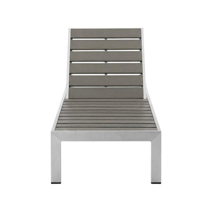 Aluminum Outdoor Lounge Set With Stackable Chairs And Cushioned Seats