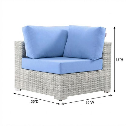 Outdoor Patio Corner Chair For Comfortable Lounge Seating