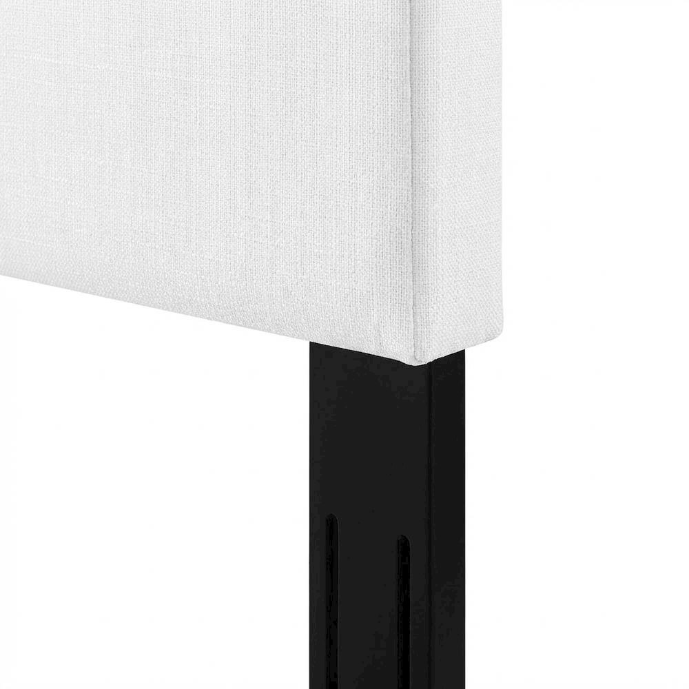 Upholstered Linen Fabric King and California King Headboard with Padded Design