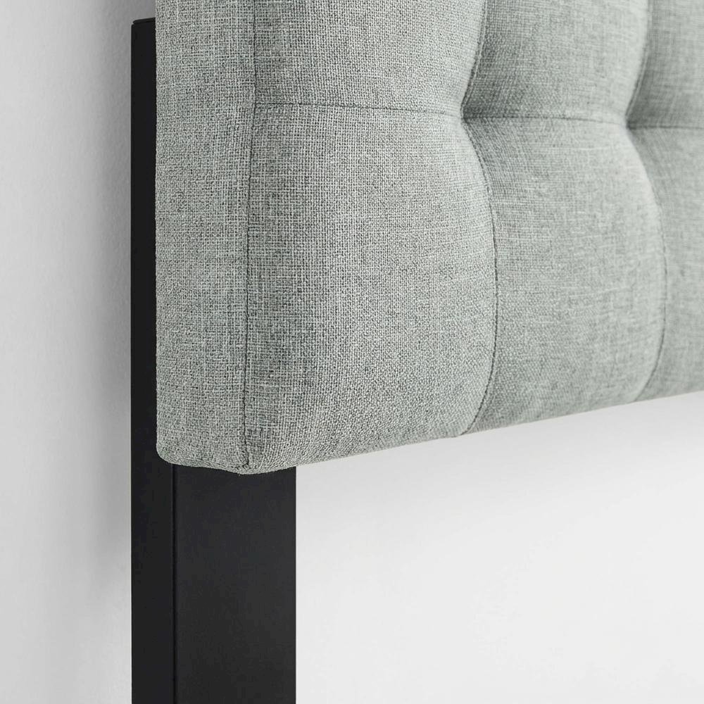 Upholstered Fabric Queen Headboard with Padded Design for Bedroom Comfort