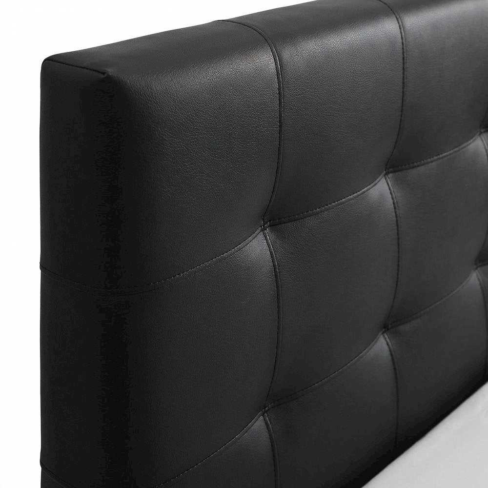 Tufted Faux Leather Headboard for King, California King Beds, Elegant Design