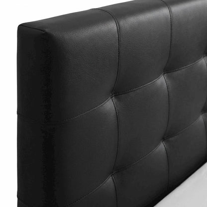 Tufted Faux Leather Headboard for King, California King Beds, Elegant Design