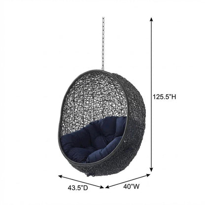 Outdoor Patio Lounge Chair In Neutral With Comfortable Cushion