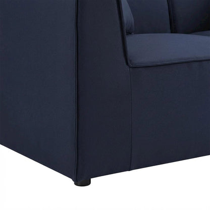 Outdoor Sectional Sofa Set with Upholstered Loveseats for Patio Living