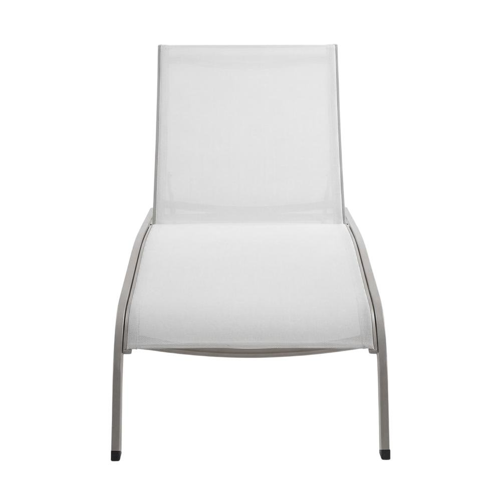 Outdoor Patio Chaise Lounge Set Of 2 With Cushioned Deck Chairs