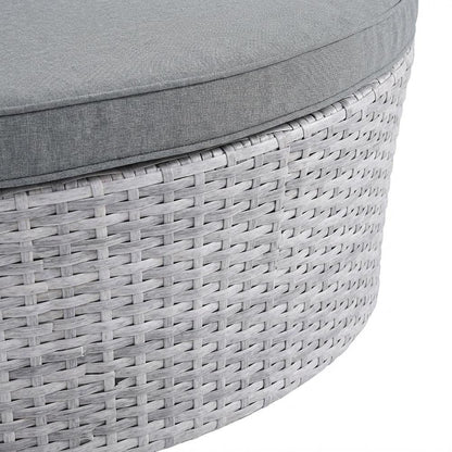 Outdoor Patio Daybed with Cushioned Top and Durable Frame