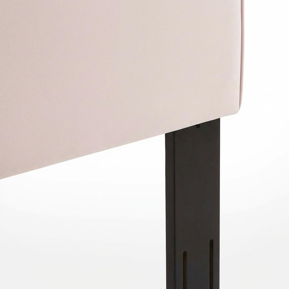 Performance Velvet Twin Headboard with Soft Upholstery and Durable Frame
