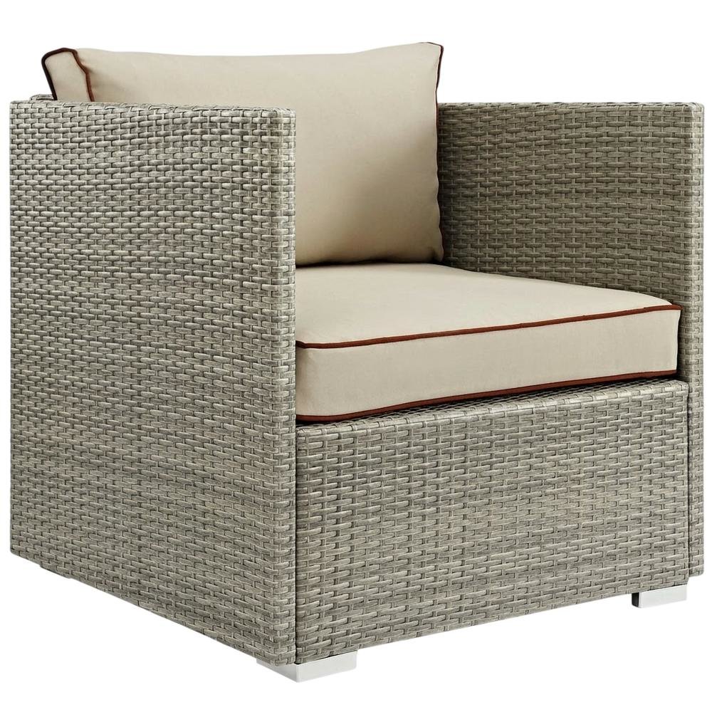 Outdoor Patio Armchair With Comfortable Cushioning And Sturdy Frame