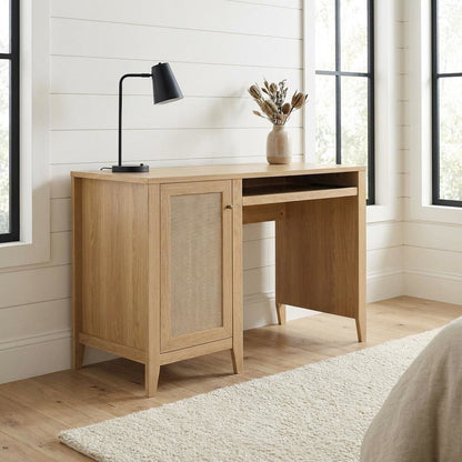 Modern 47-Inch Office Desk With Sturdy Frame And Workspace Efficiency