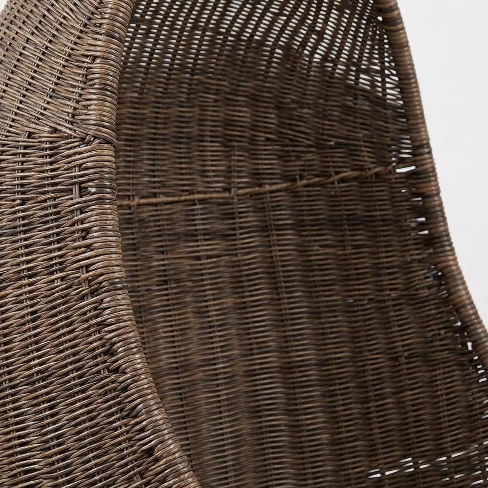 Relaxing outdoor swing chair with comfortable seating for patio use