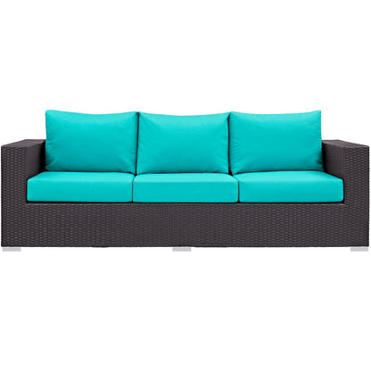 Convene 3 Piece Set Outdoor Patio with Fire Pit