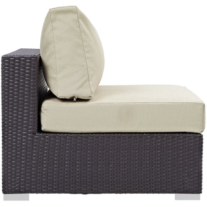 Convene 5 Piece Outdoor Patio Sectional Set