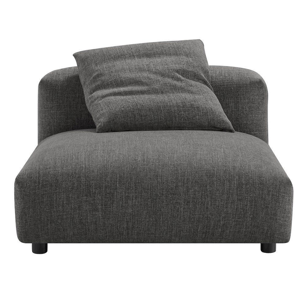 Solace 4-Piece Modular Upholstered Fabric Sectional Sofa
