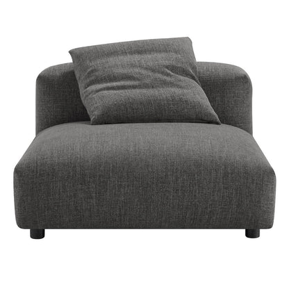 Solace 4-Piece Modular Upholstered Fabric Sectional Sofa
