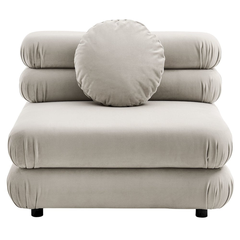 Jubilee 5-Piece Modular Performance Velvet Sectional Sofa