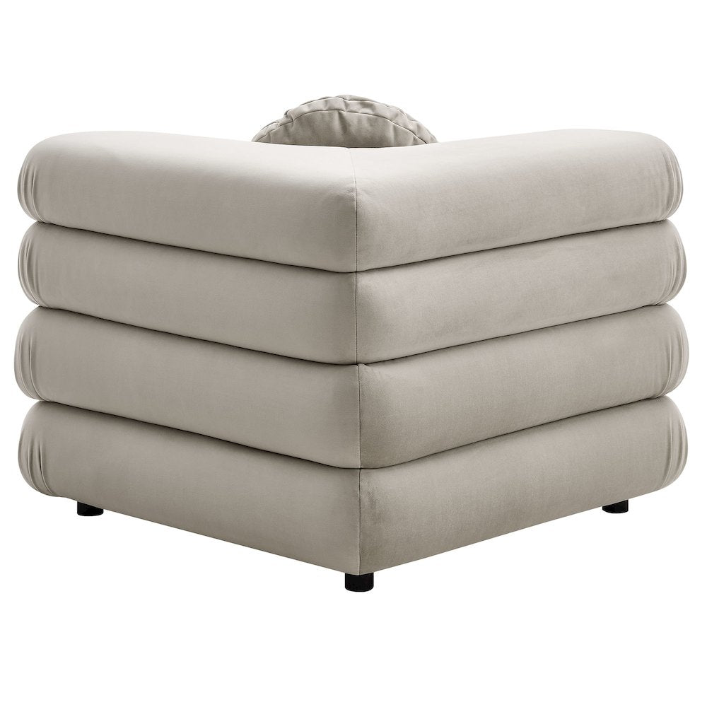 Jubilee 5-Piece Modular Performance Velvet Sectional Sofa
