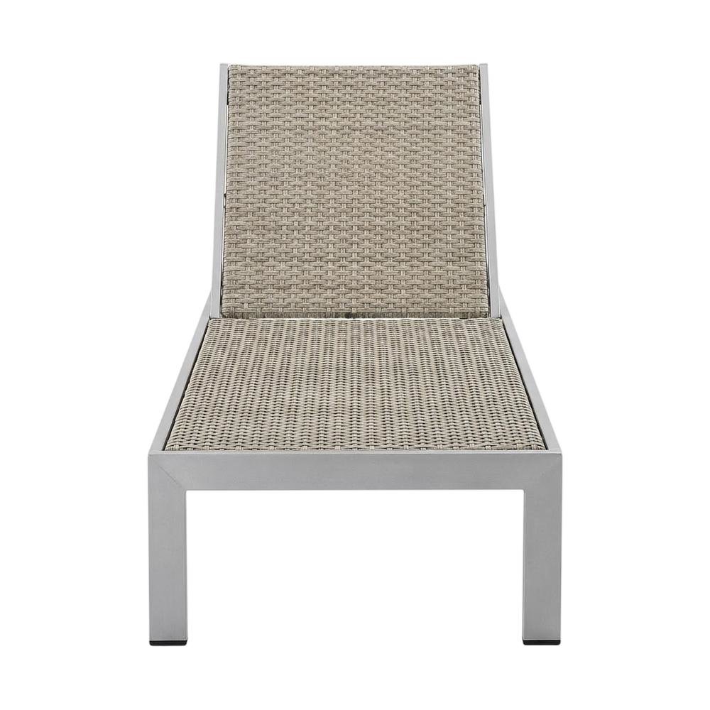 Aluminum Patio Lounge Chairs Set Of 4 With Sturdy Frame For Outdoor Spaces
