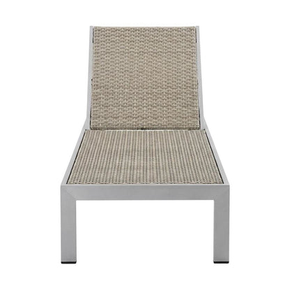 Aluminum Patio Lounge Chairs Set Of 4 With Sturdy Frame For Outdoor Spaces