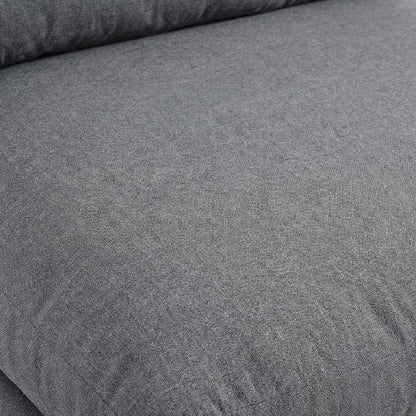 Outdoor Patio Armless Lounge Chair In Weather-Resistant Finish