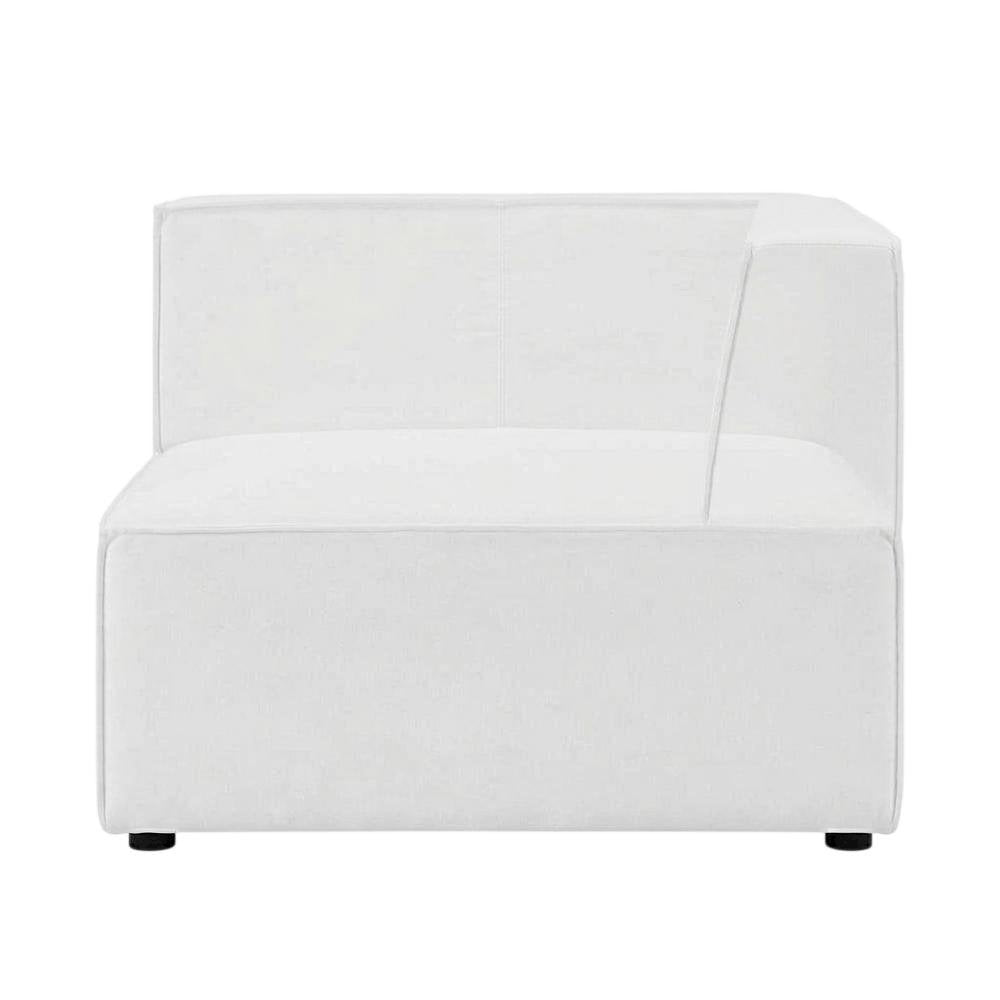 Outdoor Patio Upholstered Sectional Sofa Corner Chair, Armrests, Cushioned Seat
