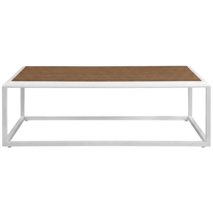 Aluminum Outdoor Coffee Table with Durable Finish and Modern Design
