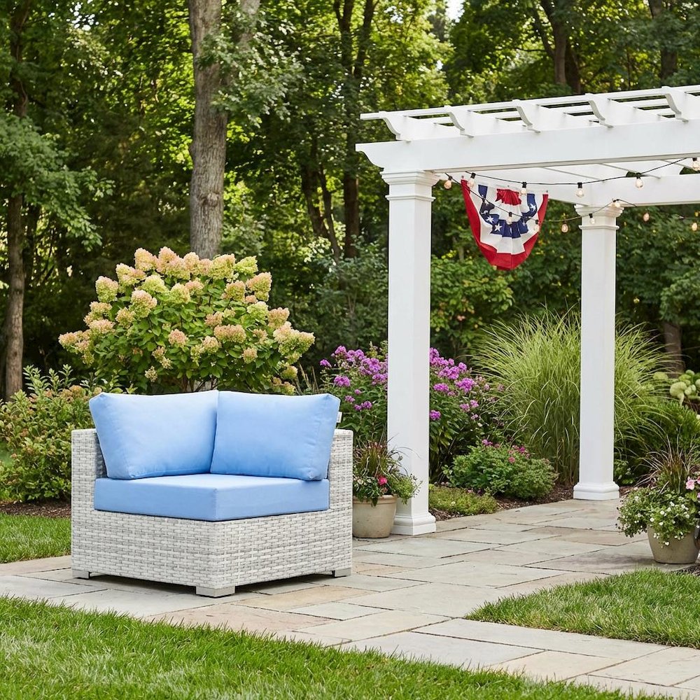 Outdoor Patio Corner Chair For Comfortable Lounge Seating