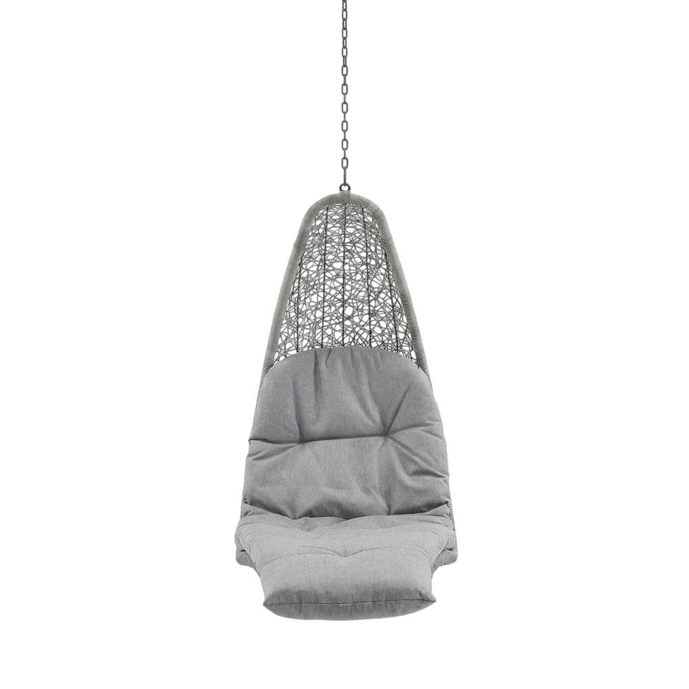 Outdoor Lounge Chair In Neutral Tone With Weather-Resistant Construction