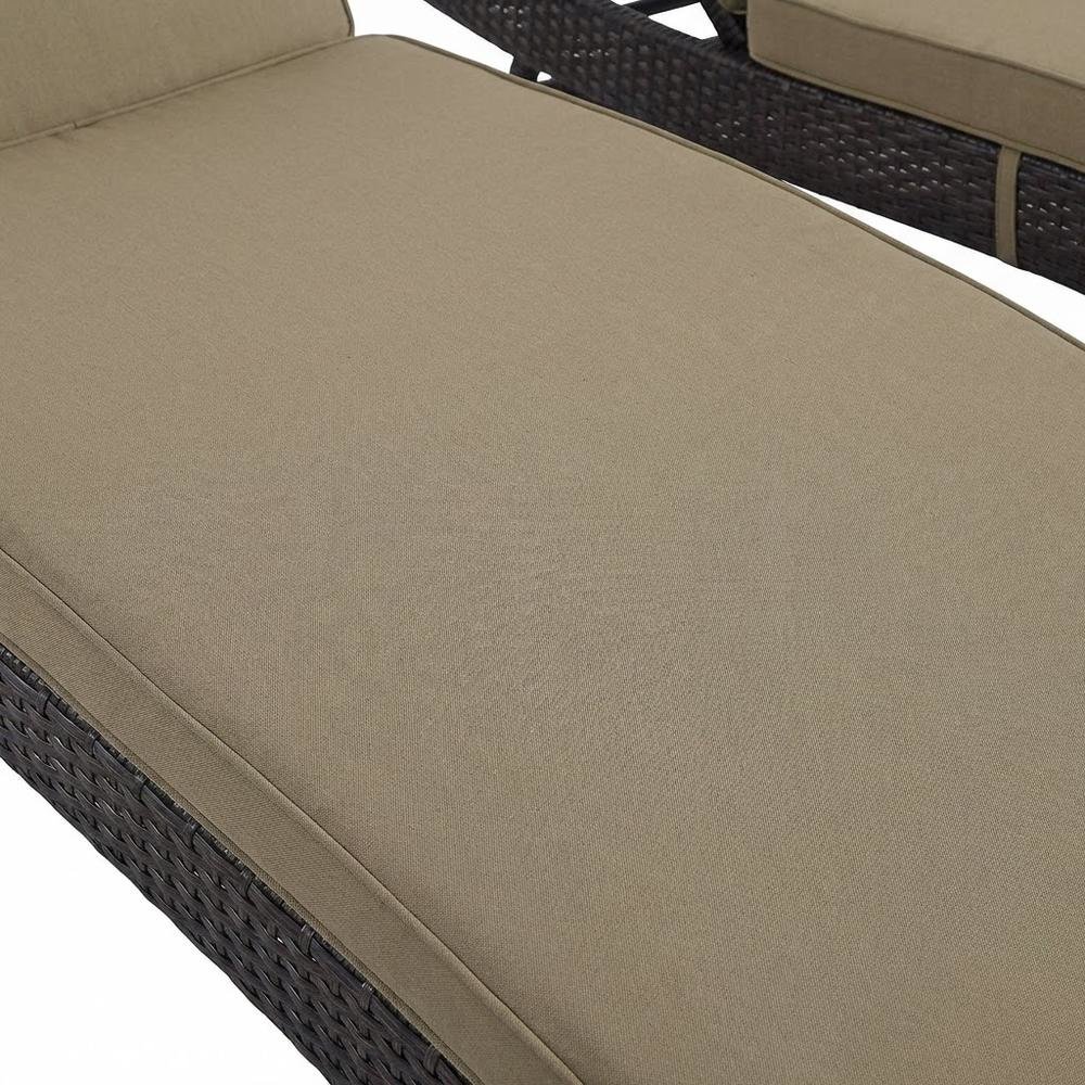 Outdoor Patio Chaise Lounge Set With Plush Cushions For Outdoor Relaxation