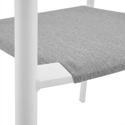 Aluminum Armchair Set Of 2 For Outdoor Lounge Spaces With Stackable Design
