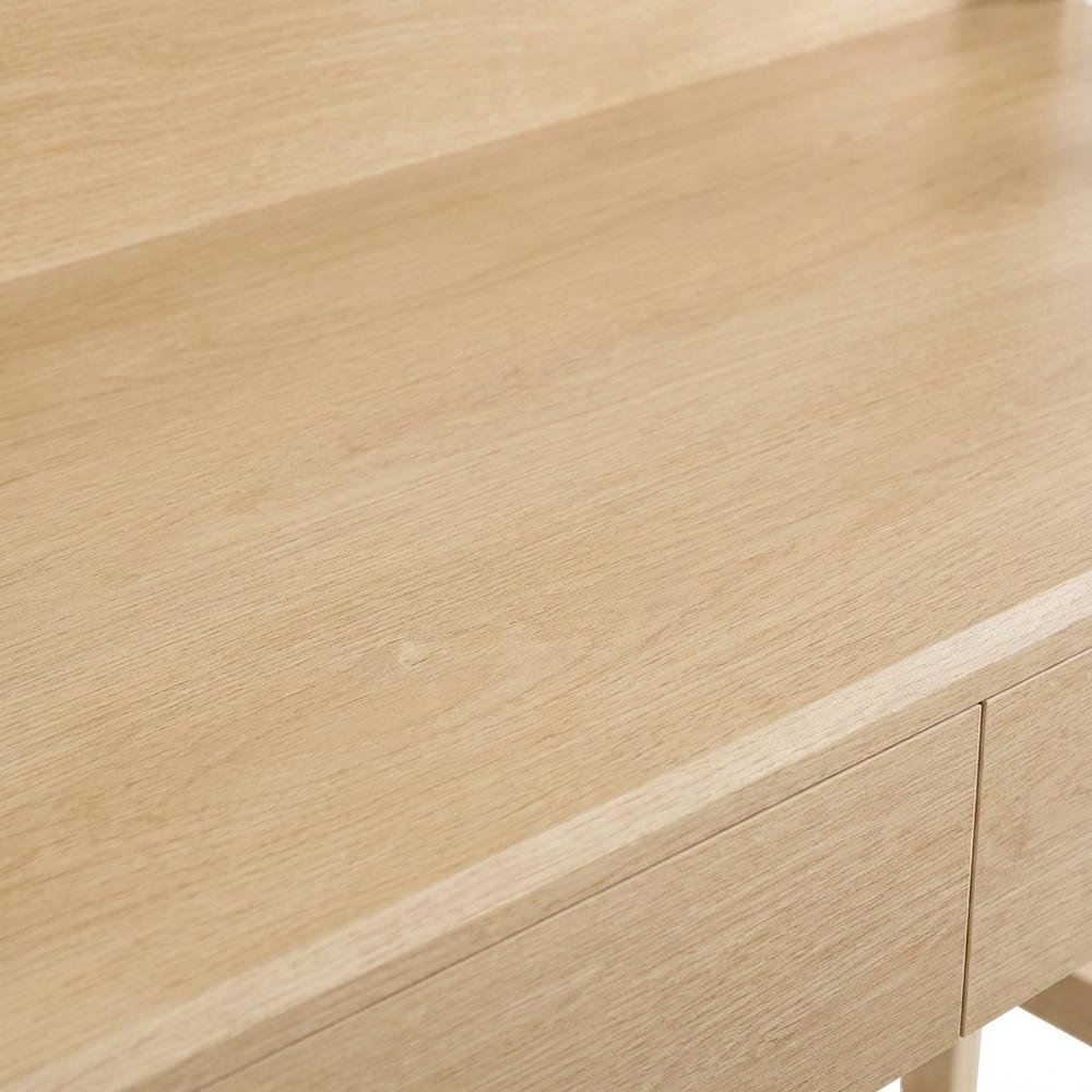 Modern Black Office Desk with Compact Design and Sturdy Construction
