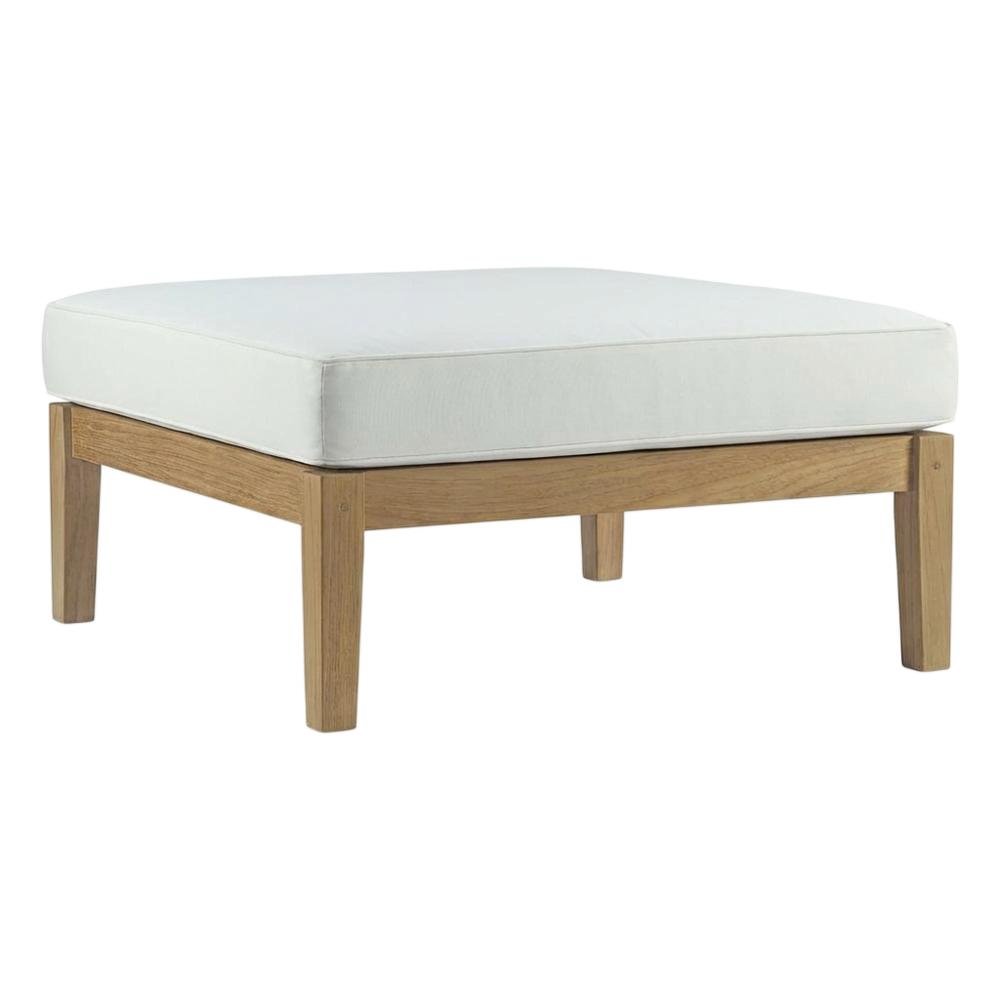 Teak Outdoor Ottoman with Stylish Design and Durable Construction
