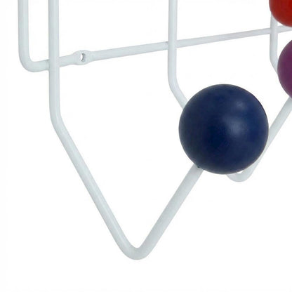 Multicolor Bicast Leather Wall Coat Rack, Decorative Panel Hooks