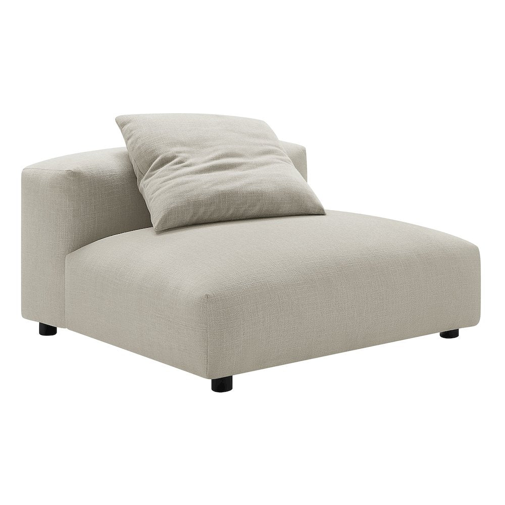Solace 3-Piece Modular Upholstered Fabric Sectional Sofa