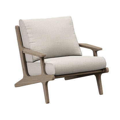 Saratoga 3-Piece Patio Teak Wood Furniture Set Lounge Chairs, Side Table