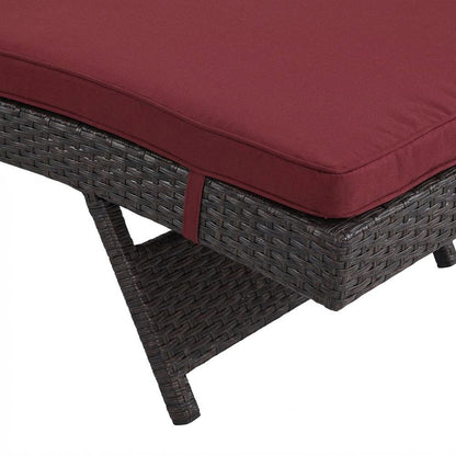 Outdoor Patio Chaise Set Of 4 With Cushioned Lounge Chairs, Backyard Relaxation