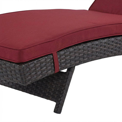 Aluminum Outdoor Lounge Chair Set of 2 With Thick Cushions And Stack-Free Design