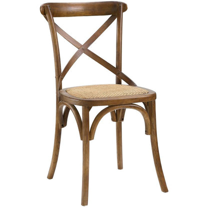 Wood Dining Side Chair with Comfortable Seat and Modern Design