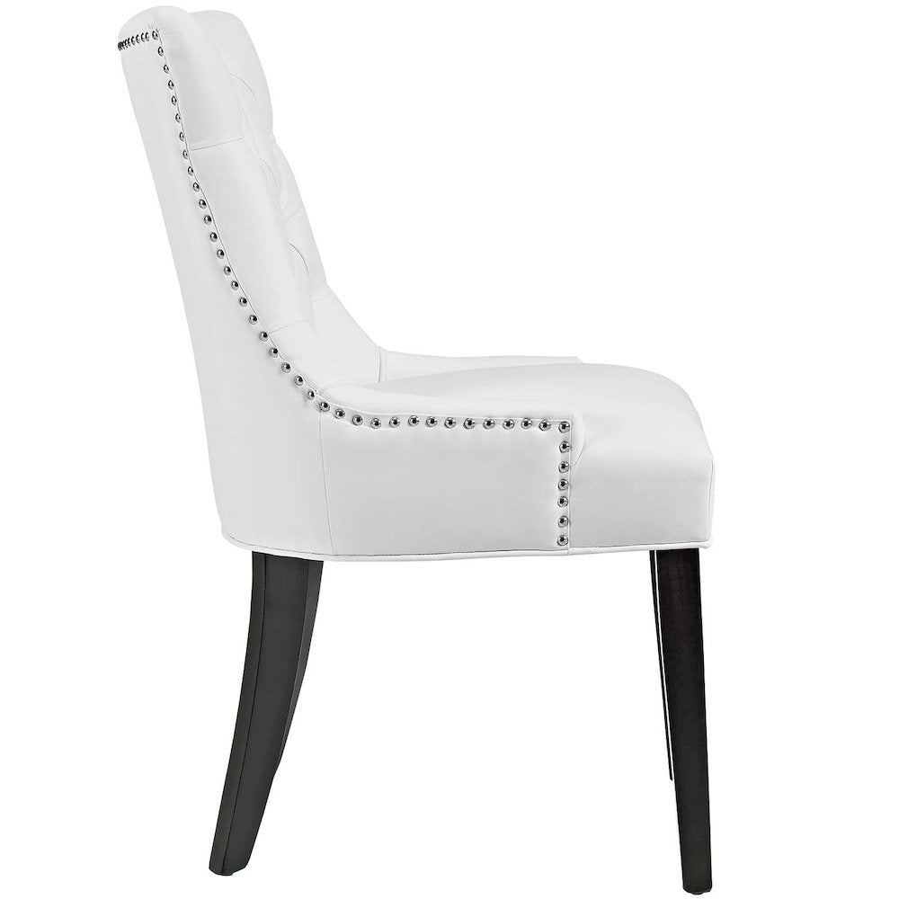 Upholstered Dining Chair with Backrest and Comfortable Seat