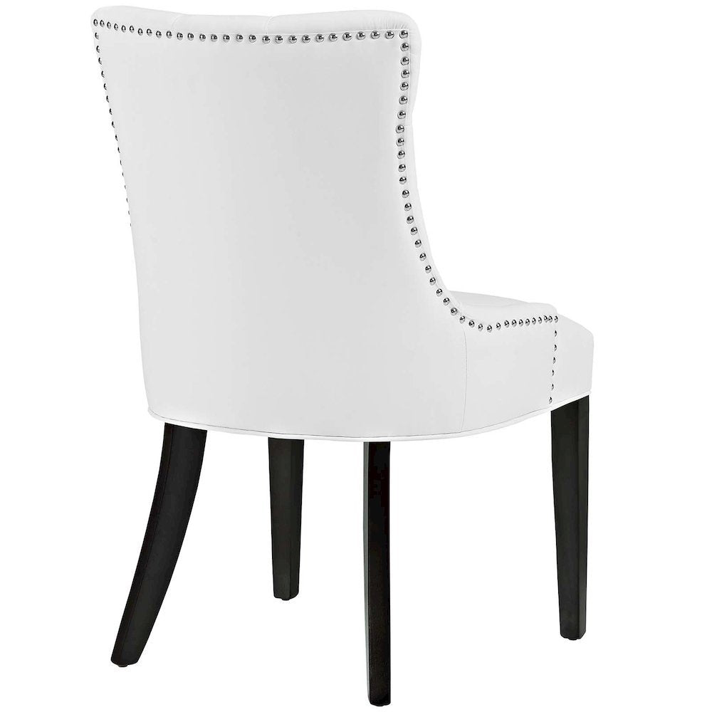 Upholstered Dining Chair with Backrest and Comfortable Seat