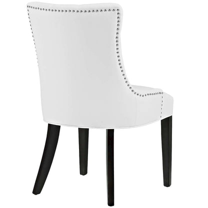 Upholstered Dining Chair with Backrest and Comfortable Seat