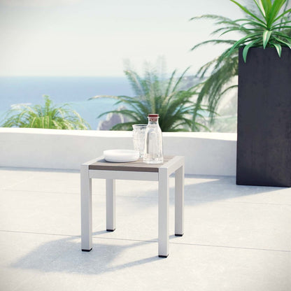 Aluminum Outdoor Side Table with Lightweight Design and Easy Maintenance