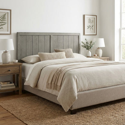 Wood Full Headboard with Smooth Finish and Durable Construction