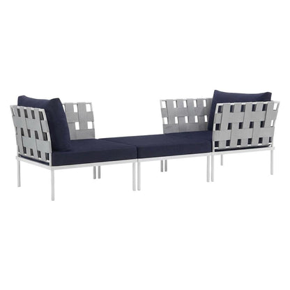 Outdoor Lounge Furniture Set With Aluminum Frame For Patio And Garden